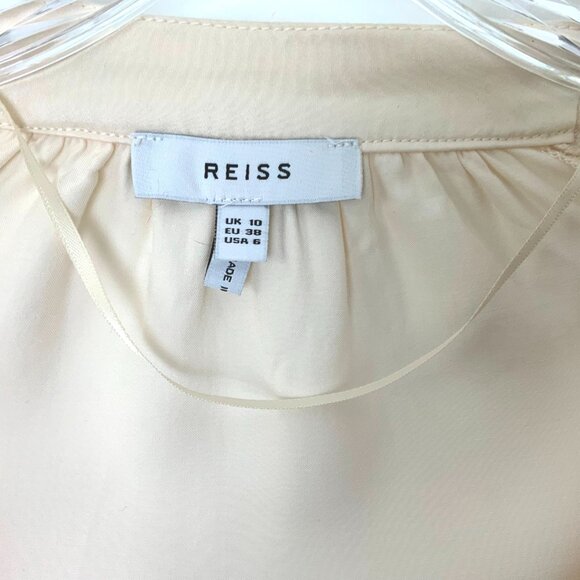 Reiss Addison Mix Media Cashmere Blend Cardigan Size 6 - Picture 7 of 16